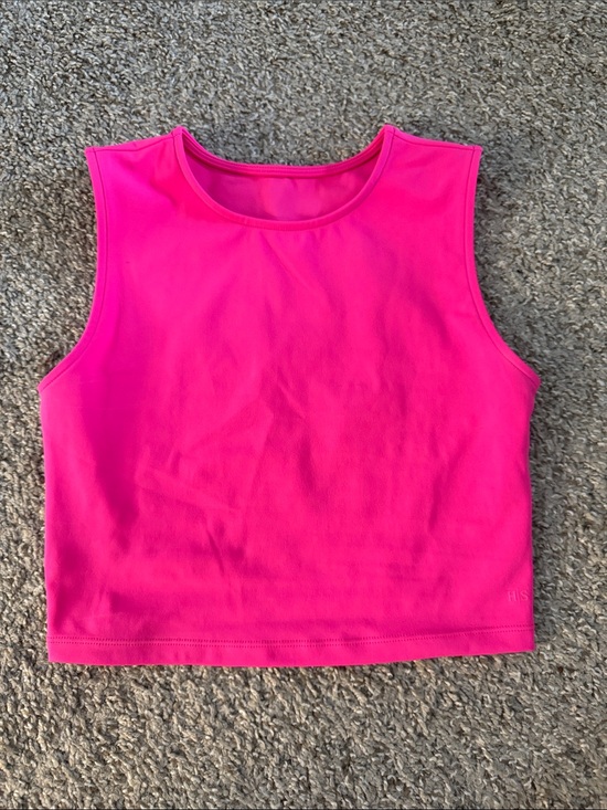 Acta Tops - NWOT Acta Wear Halle Simons collection hot pink active crop top size small